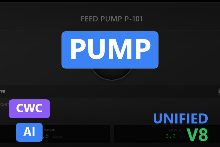 Pump | Custom Web Control | WinCC Unified & V8