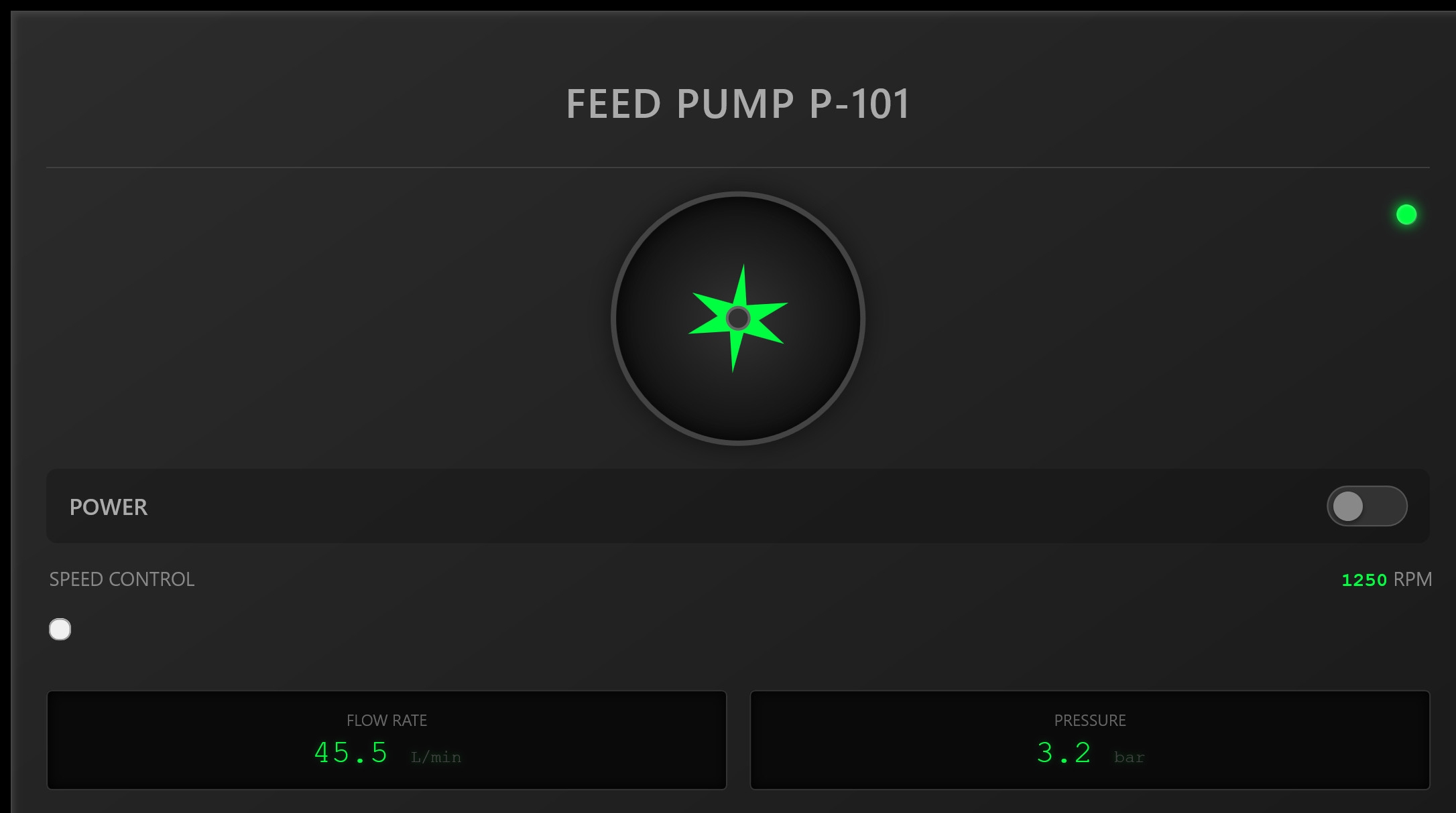 Pumpe | Custom Web Control | WinCC Unified & V8