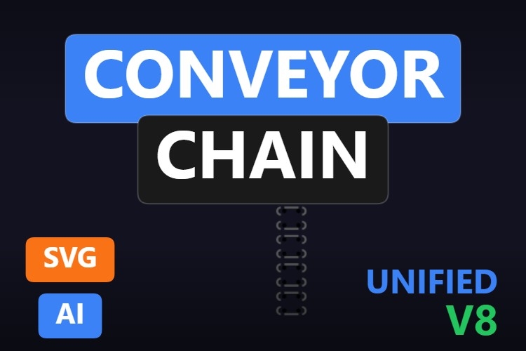 Conveyor Chain | Dynamic SVG | WinCC Unified & V8