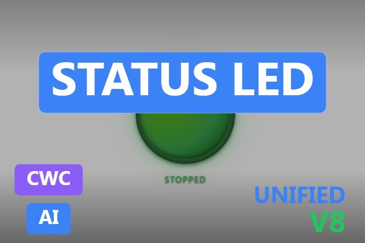 Status LED | Custom Web Control | WinCC Unified & V8
