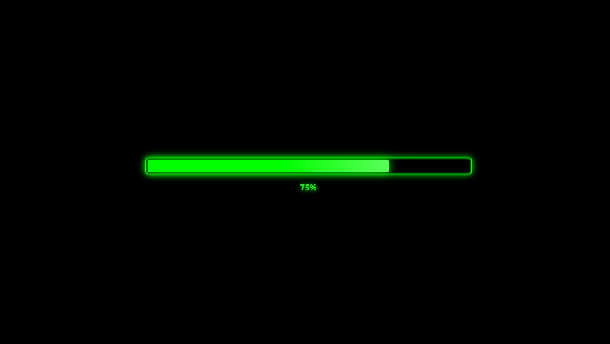 Glow-Fortschrittsbalken | Custom Web Control | WinCC Unified & V8