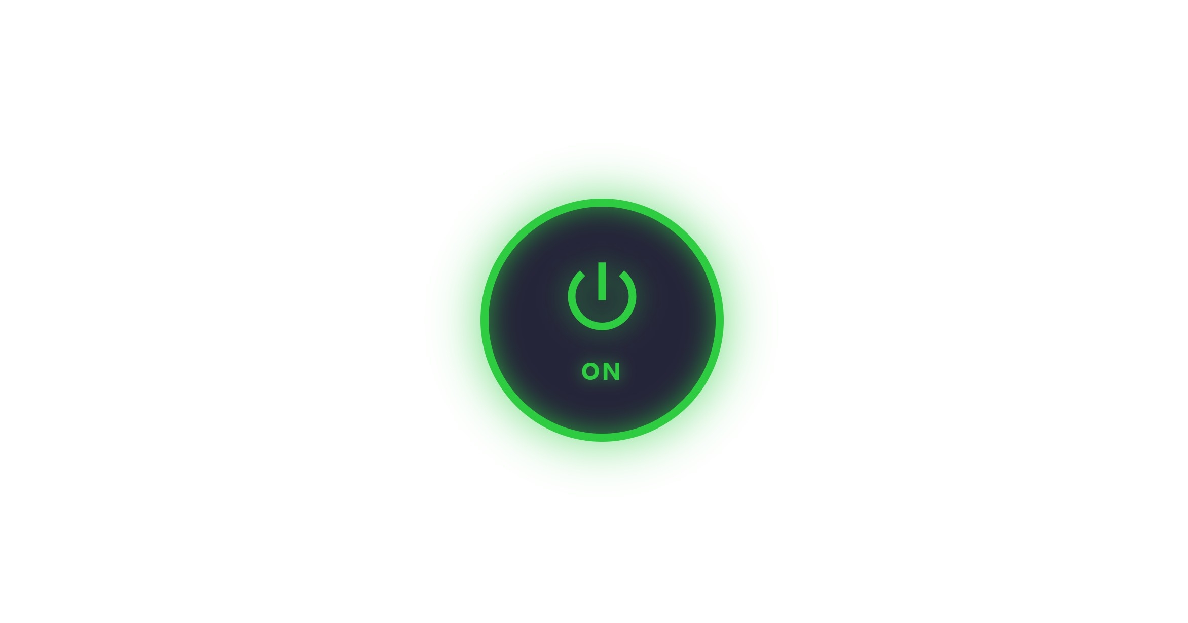 Glow Toggle Button | Custom Web Control | WinCC Unified & V8
