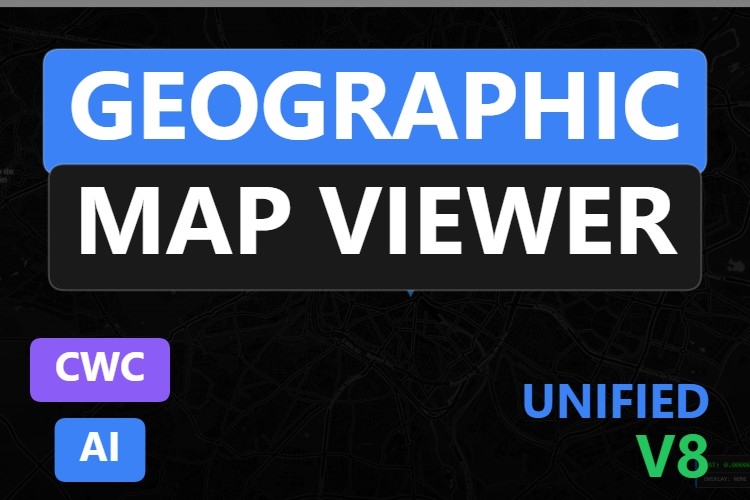 Geographic Map Viewer | Custom Web Control | WinCC Unified & V8
