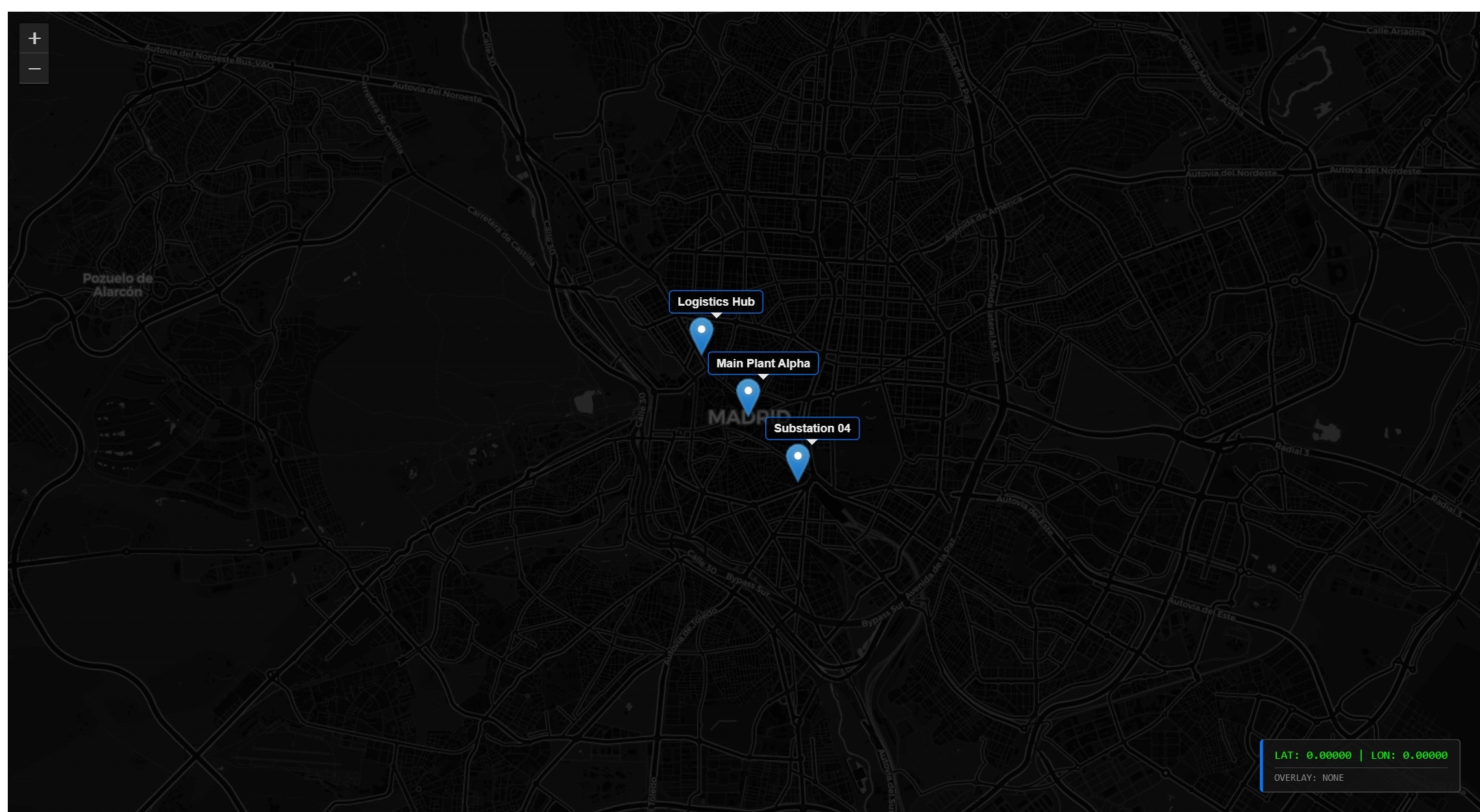 Geografischer Karten-Viewer | Custom Web Control | WinCC Unified & V8
