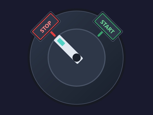 Drehwahlschalter | Dynamic SVG | WinCC Unified & V8