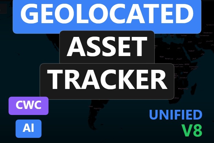 Geolocated Asset Tracker | Custom Web Control | WinCC Unified & V8