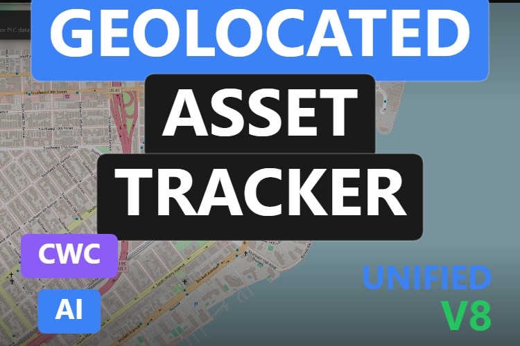 Geolocated Asset Tracker | Custom Web Control | WinCC Unified & V8