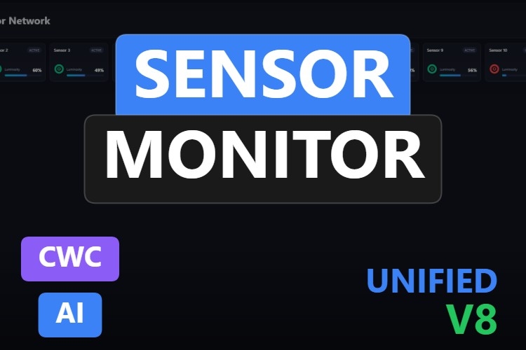 Sensor Monitor | Custom Web Control | WinCC Unified & V8