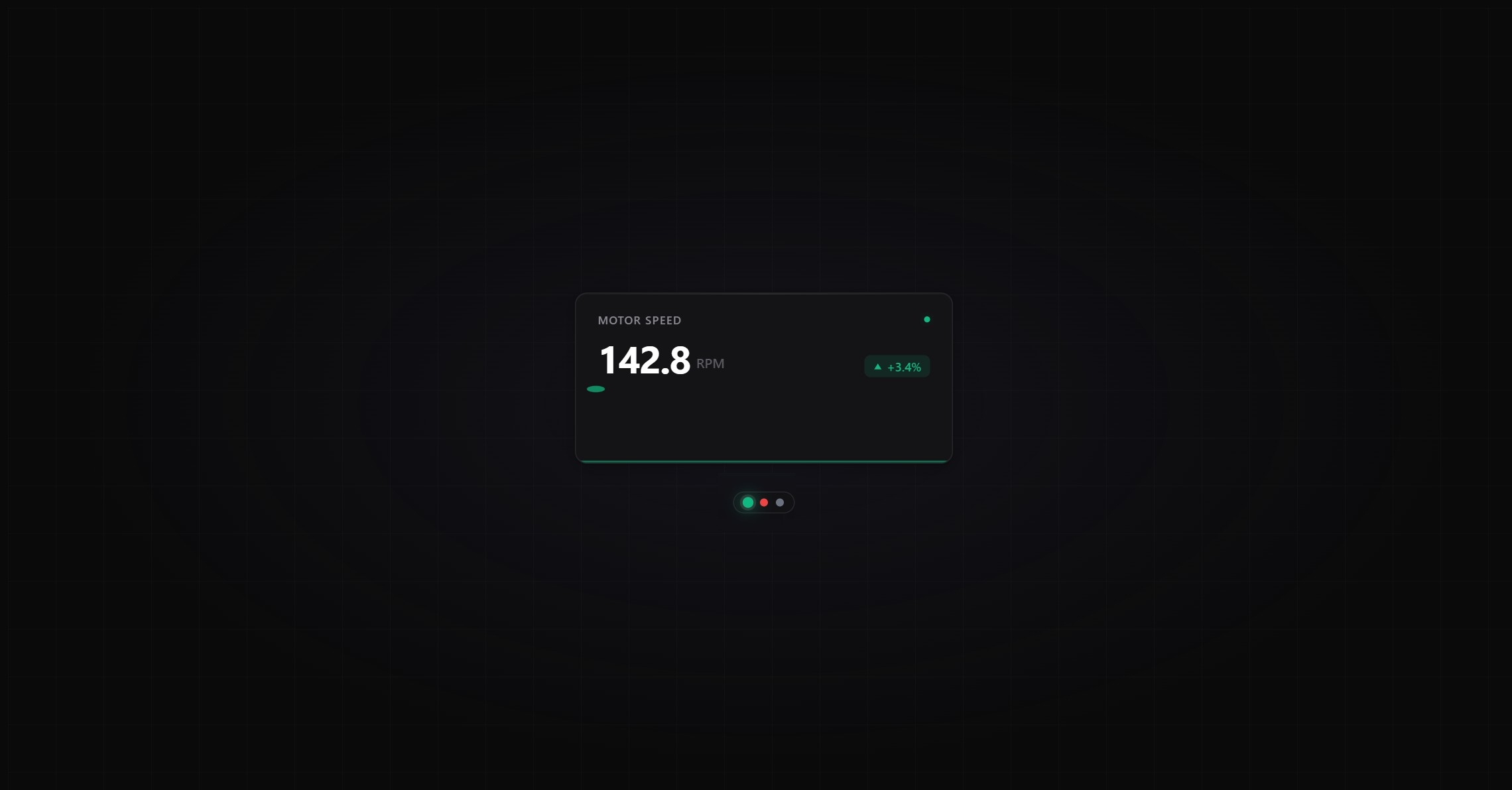KPI Sparkline Tile | Custom Web Control | WinCC Unified & V8