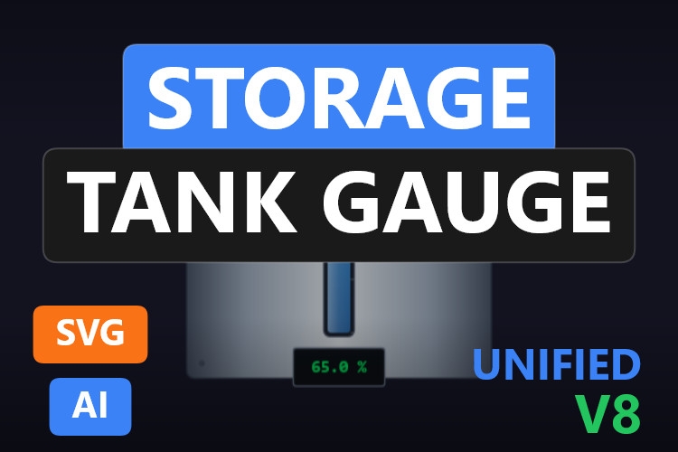 Storage Tank Gauge | Dynamic SVG | WinCC Unified & V8