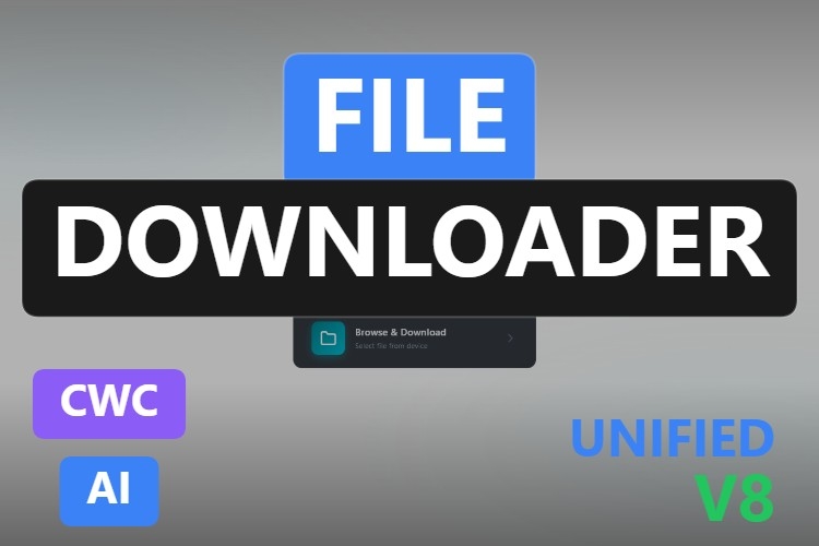 File Downloader | Custom Web Control | WinCC Unified & V8