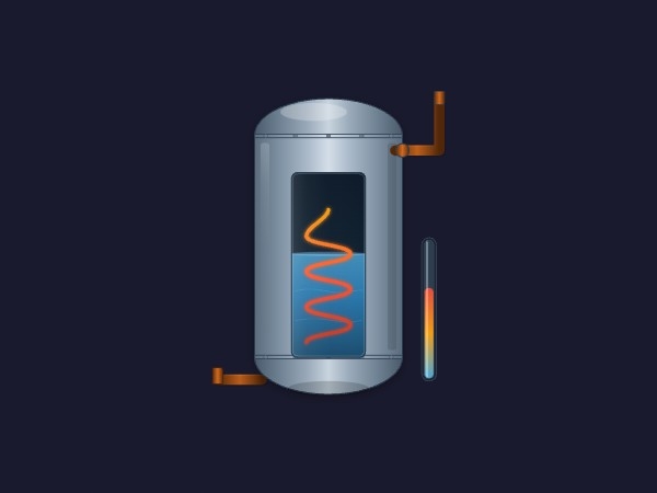 Caldera de agua | Dynamic SVG | WinCC Unified y V8
