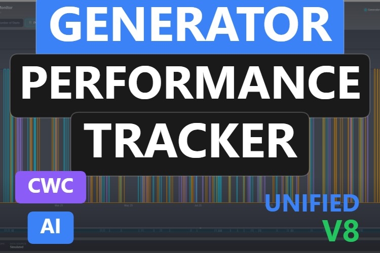 Generator Performance Tracker | Custom Web Control | WinCC Unified & V8