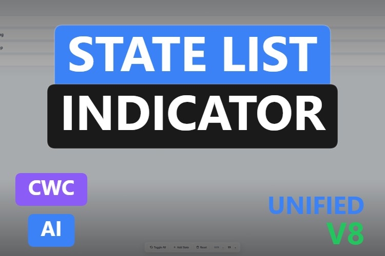 State List Indicator | Custom Web Control | WinCC Unified & V8