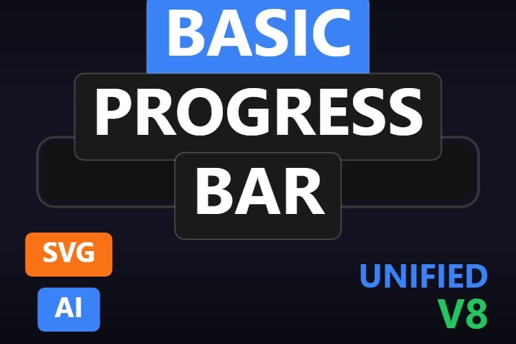 Basic progress bar | Dynamic SVG | WinCC Unified & V8