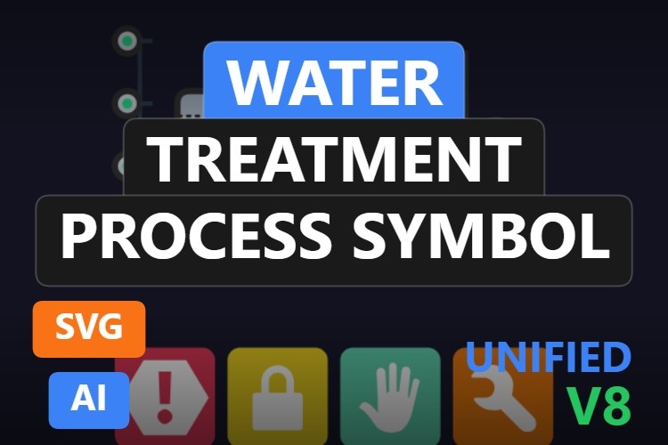 Water Treatment Process Symbol | Dynamic SVG | WinCC Unified & V8