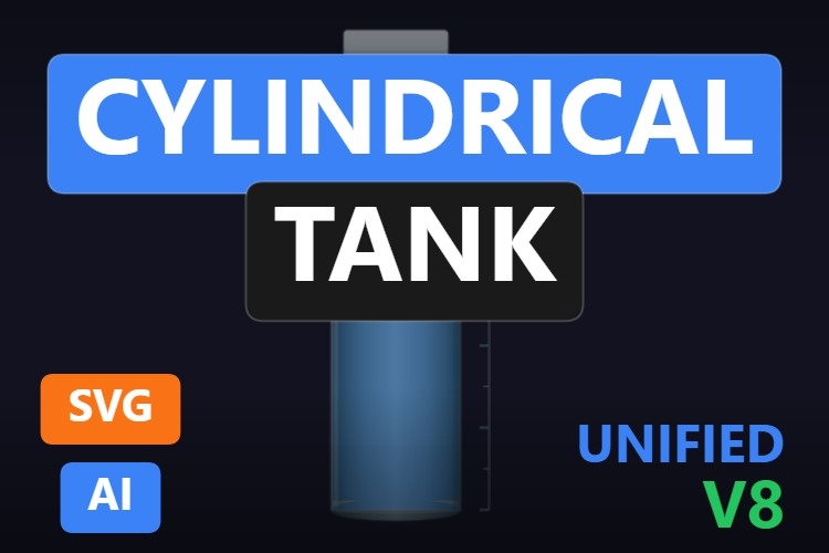 Cylindrical Tank | Dynamic SVG | WinCC Unified & V8