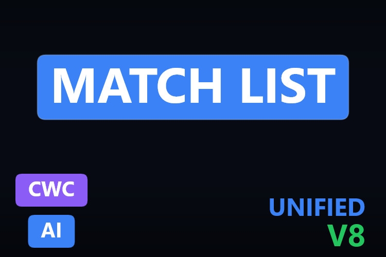 Match List | Custom Web Control | WinCC Unified & V8