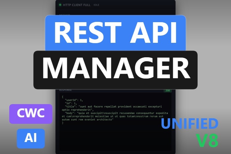 REST API Manager | Custom Web Control | WinCC Unified & V8