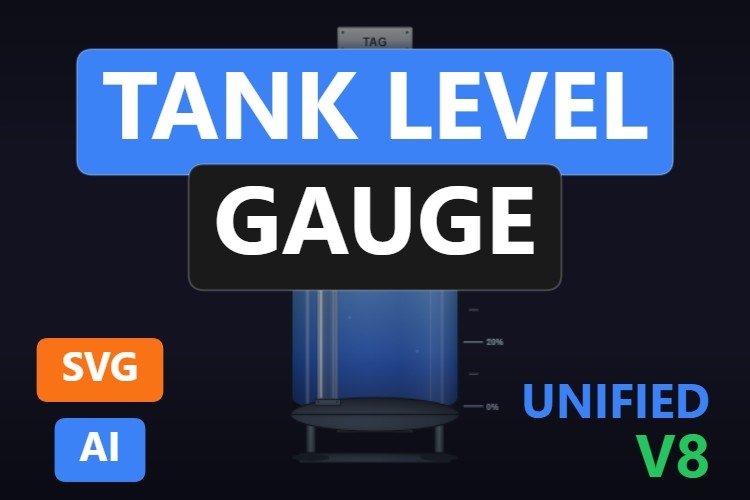Tank Level Gauge | Dynamic SVG | WinCC Unified & V8