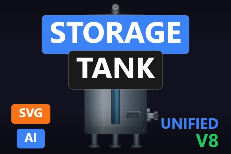 Storage Tank | Dynamic SVG | WinCC Unified & V8