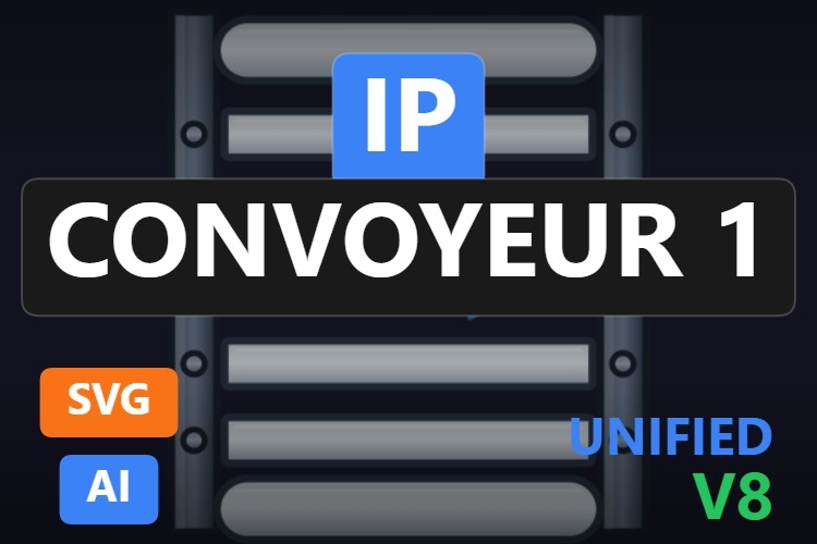 IP convoyeur 1 | Dynamic SVG | WinCC Unified & V8