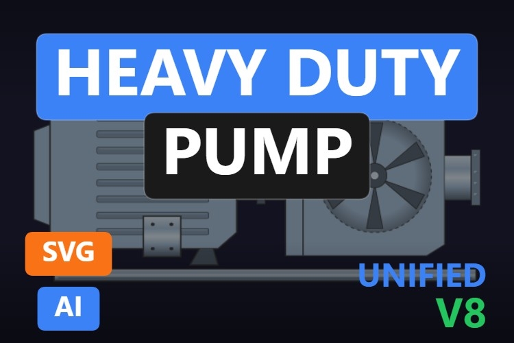 Heavy Duty Pump | Dynamic SVG | WinCC Unified & V8