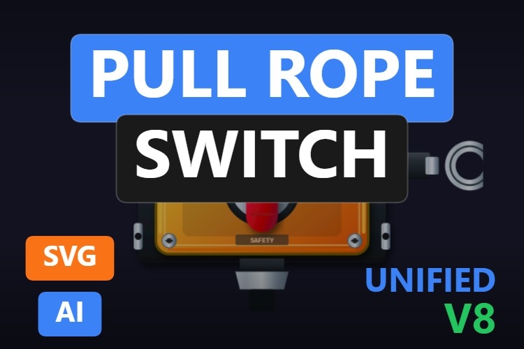 Pull Rope Switch | Dynamic SVG | WinCC Unified & V8