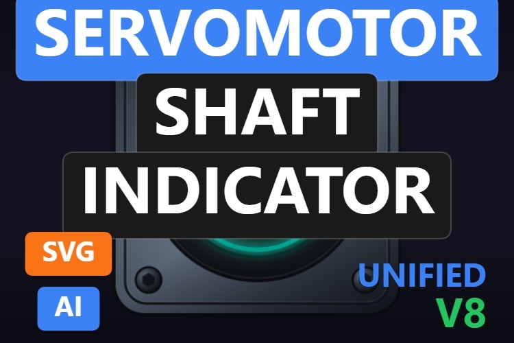 Servomotor Shaft Indicator | Dynamic SVG | WinCC Unified & V8