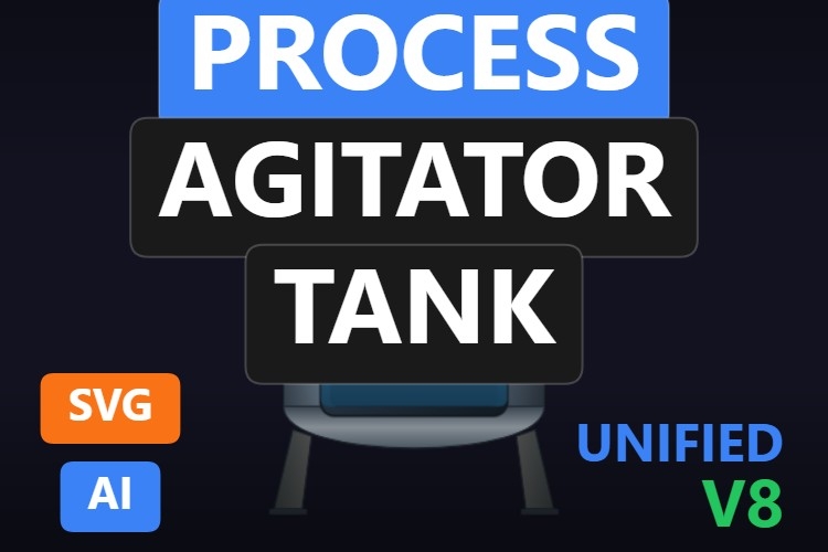 Process Agitator Tank | Dynamic SVG | WinCC Unified & V8