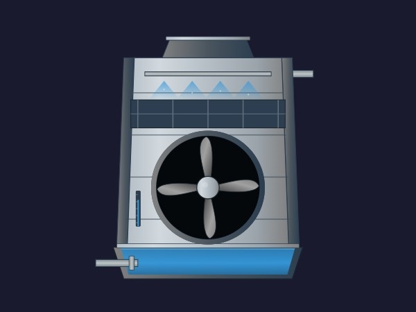 Torre de Refrigeración | Dynamic SVG | WinCC Unified & V8