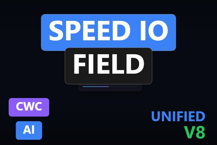 Speed IO Field | Custom Web Control | WinCC Unified & V8