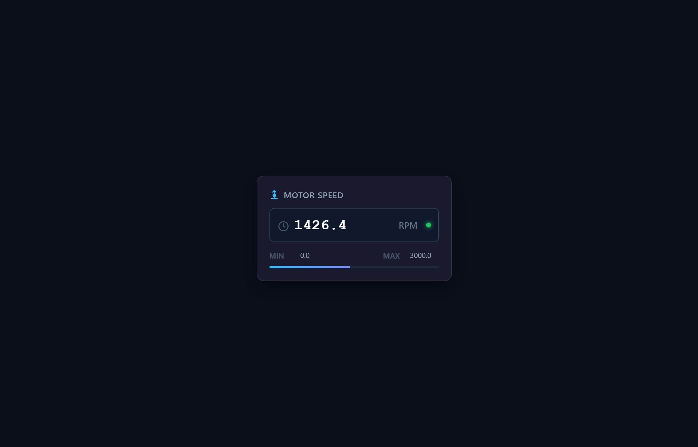 Speed IO Field | Custom Web Control | WinCC Unified & V8