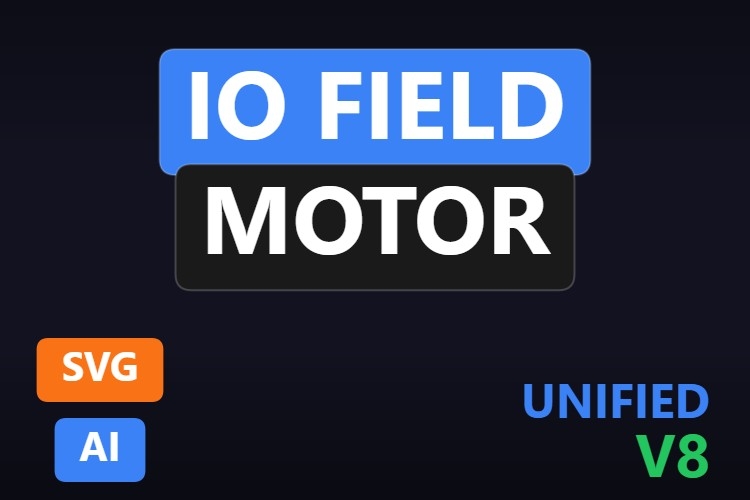 IO Field Motor | Dynamic SVG | WinCC Unified & V8