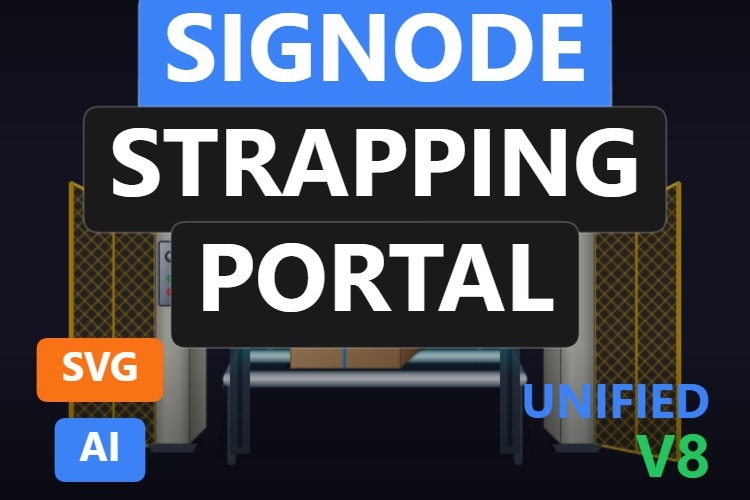Signode Strapping Portal | Dynamic SVG | WinCC Unified & V8