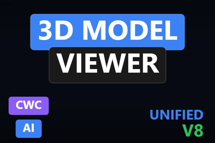 3D Model Viewer | Custom Web Control | WinCC Unified & V8