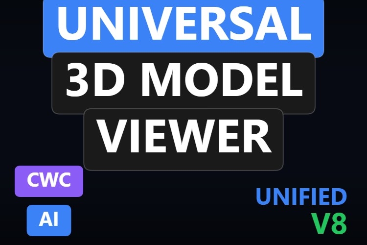 Universal 3D Model Viewer | Custom Web Control | WinCC Unified & V8