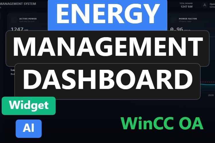 Energy Management Dashboard | Web Widget | WinCC Open Architecture | oaJsApi