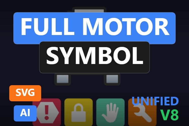 Full motor Symbol | Dynamic SVG | WinCC Unified & V8