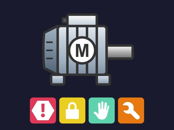 Symbole moteur complet | Dynamic SVG | WinCC Unified & V8