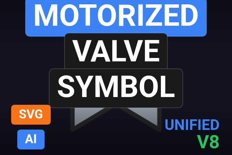 Motorized Valve Symbol | Dynamic SVG | WinCC Unified & V8
