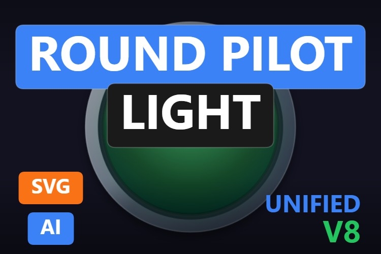 Round Pilot Light | Dynamic SVG | WinCC Unified & V8