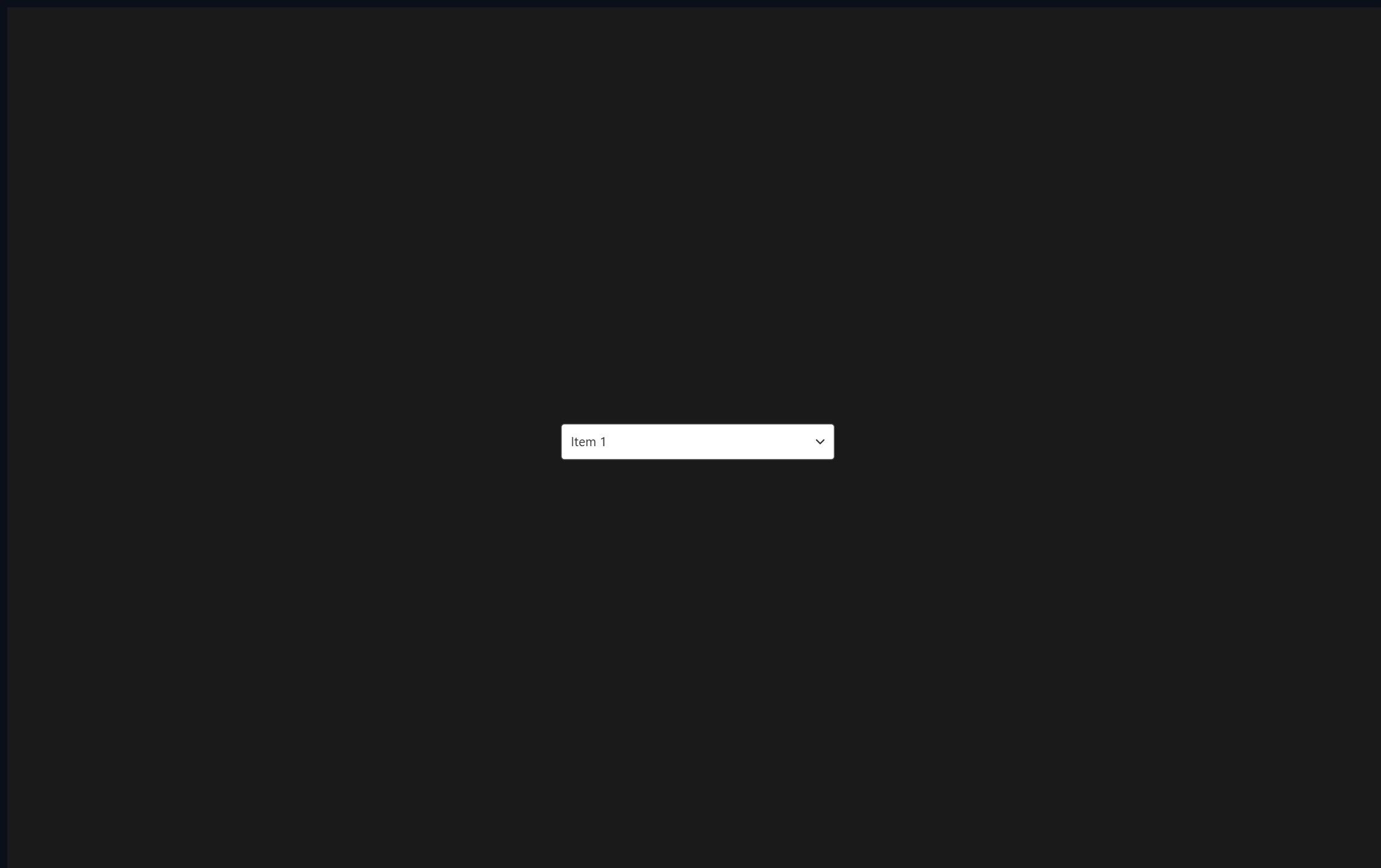 Dynamische Dropdown-Liste | Custom Web Control | WinCC Unified & V8