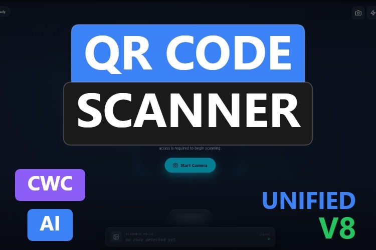 QR Code Scanner | Custom Web Control | WinCC Unified & V8