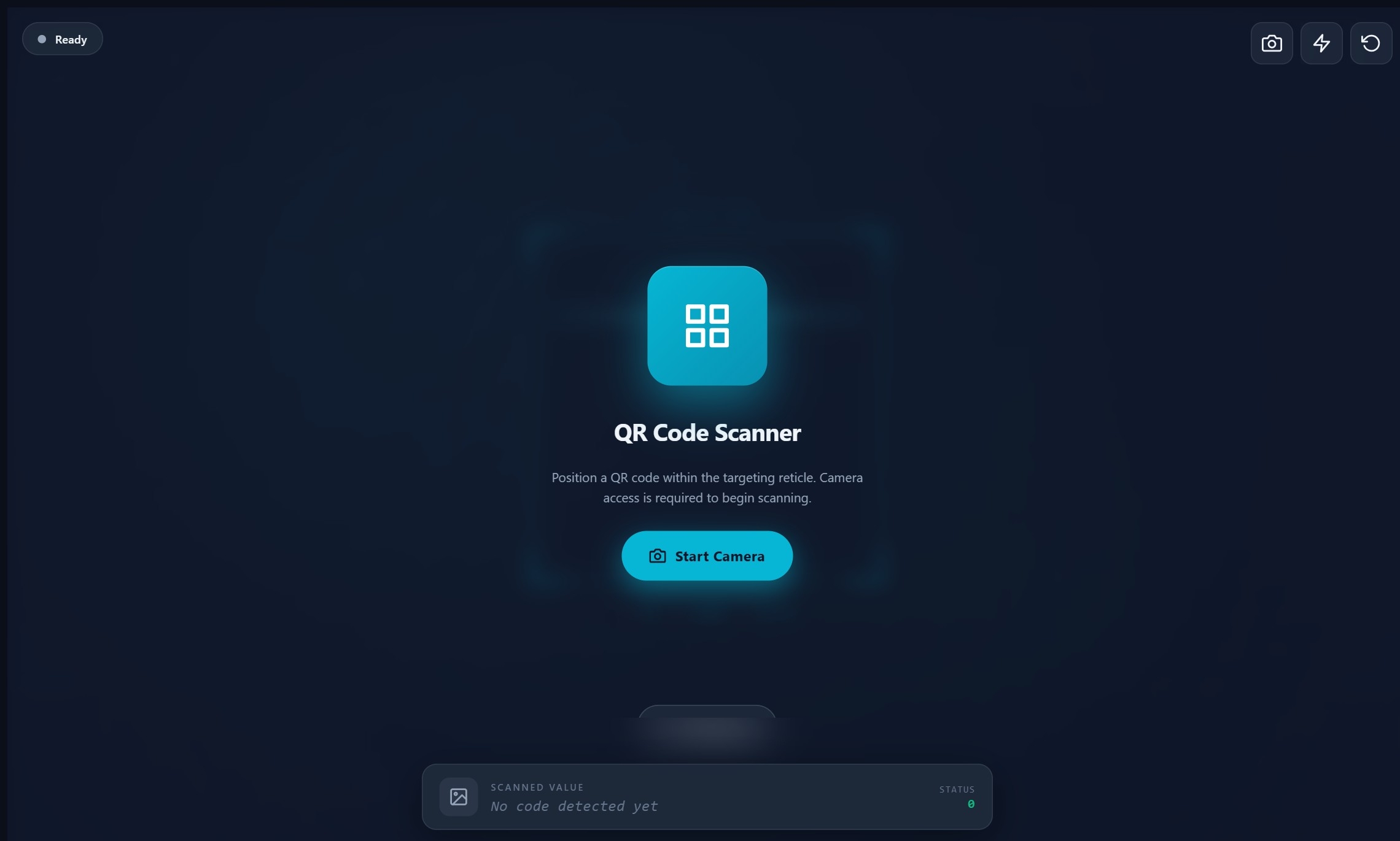Escáner de códigos QR | Custom Web Control | WinCC Unified y V8