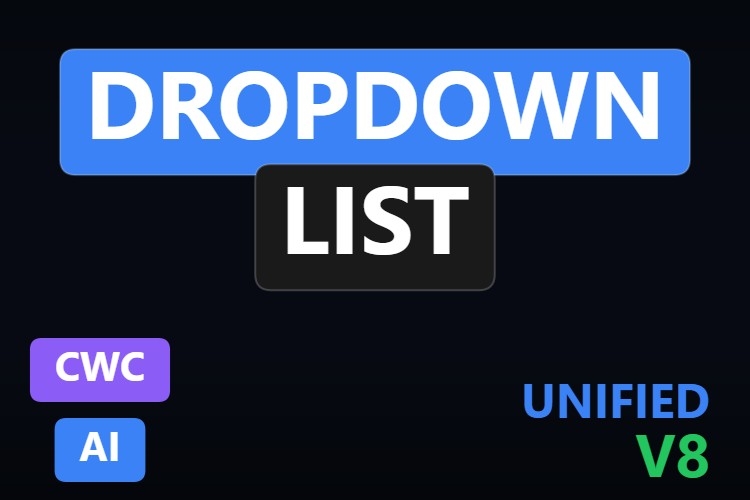 Dropdown List | Custom Web Control | WinCC Unified & V8