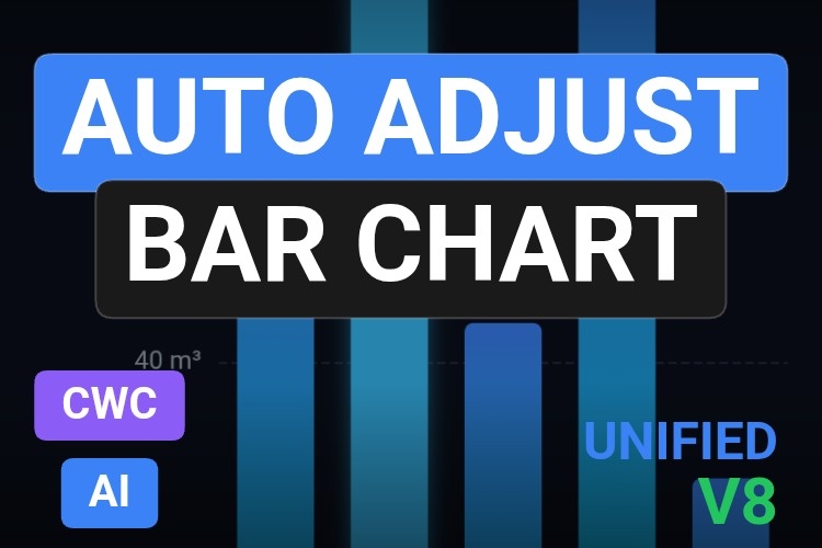 Auto Adjust Bar Chart | Custom Web Control | WinCC Unified & V8