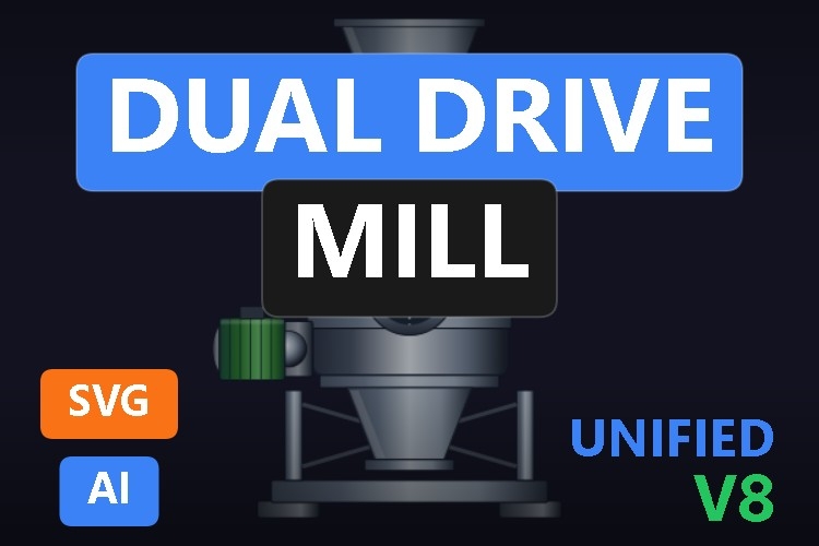 Dual Drive Mill | Dynamic SVG | WinCC Unified & V8