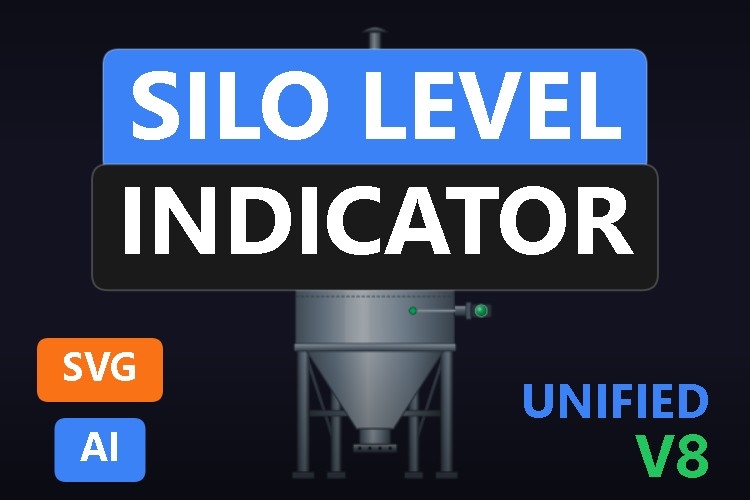 Silo Level Indicator | Dynamic SVG | WinCC Unified & V8