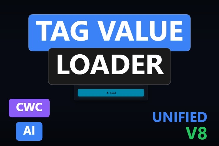 Tag Value Loader | Custom Web Control | WinCC Unified & V8